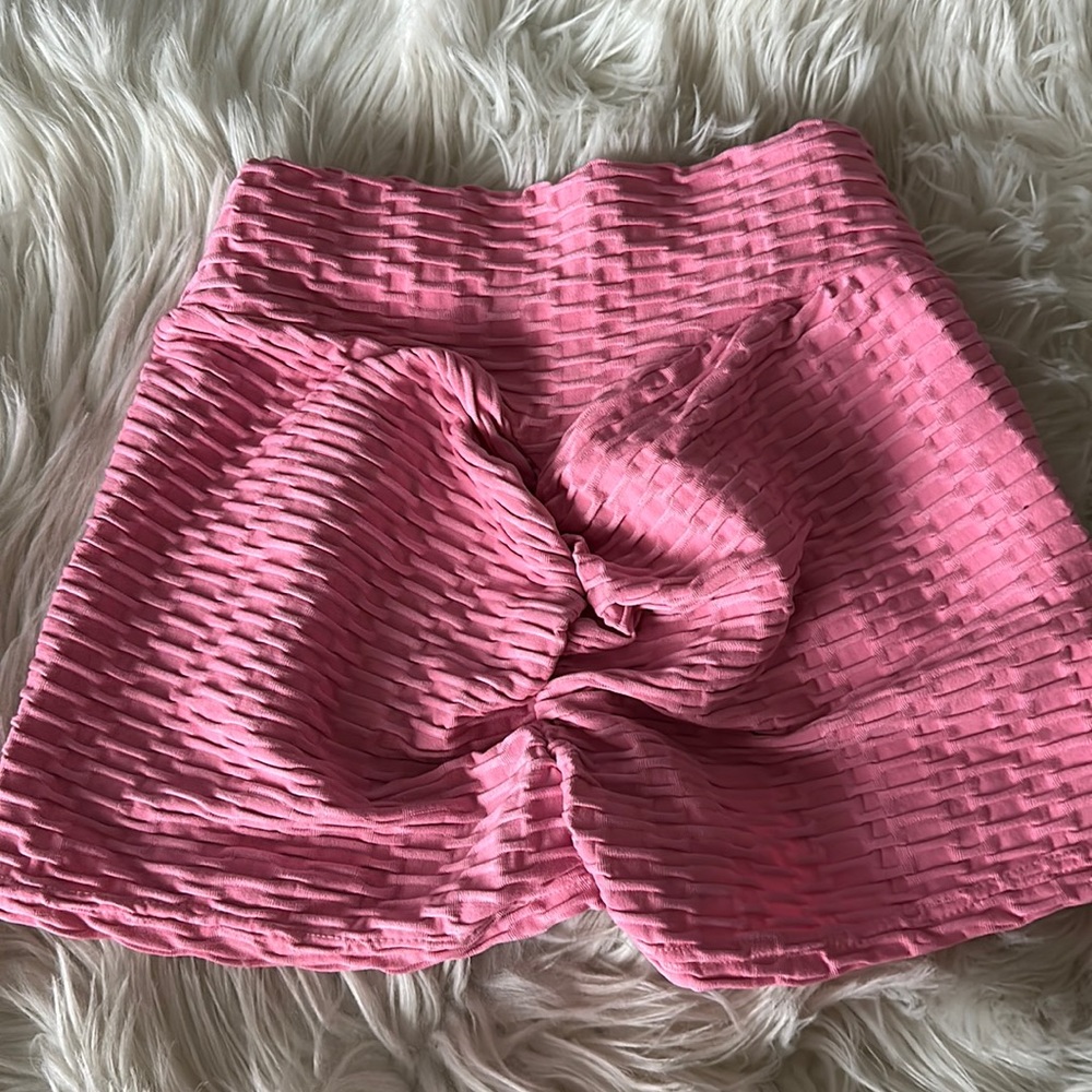 Booty scrunch workout shorts